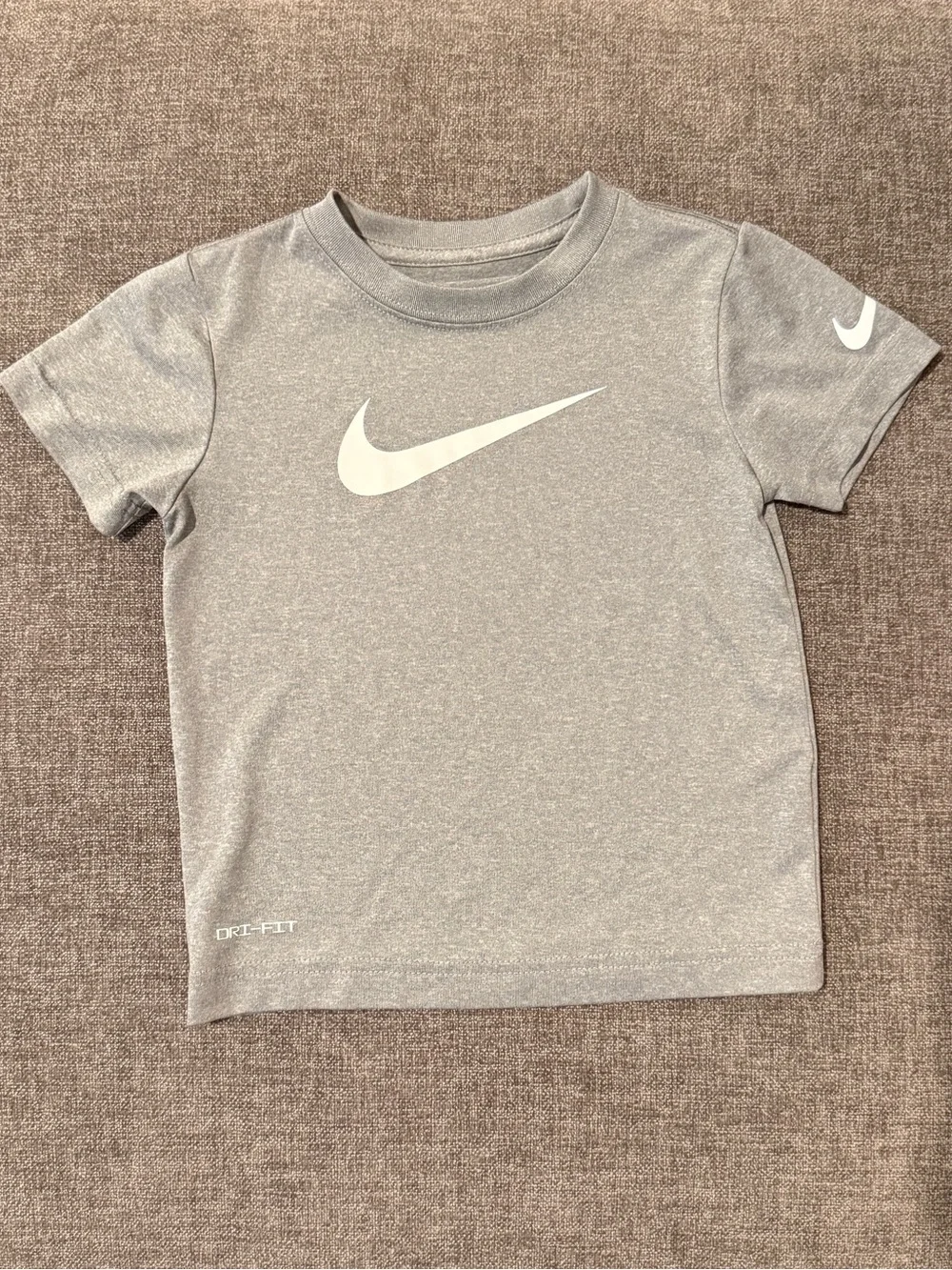 Nike Youth Heather Gray Short Sleeve Tee 3T/4T
